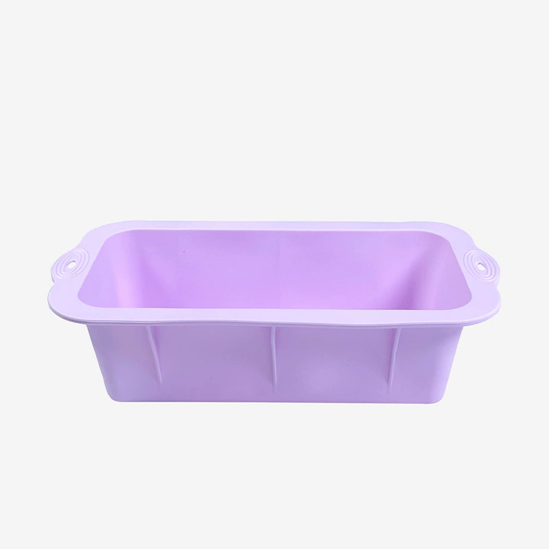 Cross-border food grade new silicone rectangular fermentation basket bread cake mold DIY baking mold toast baking pan