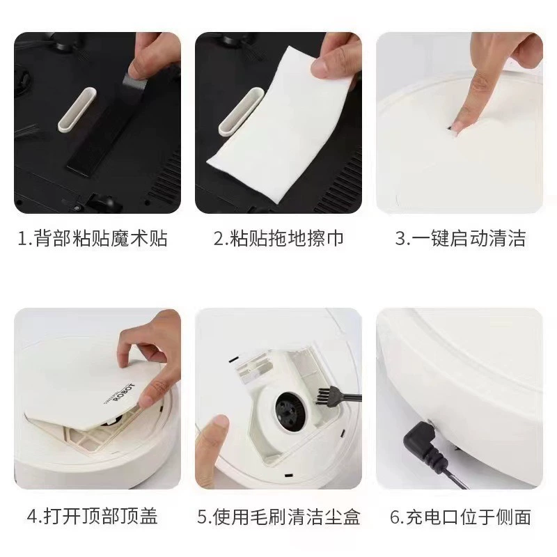 Smart robot charging, vacuum cleaner, three in one, pet