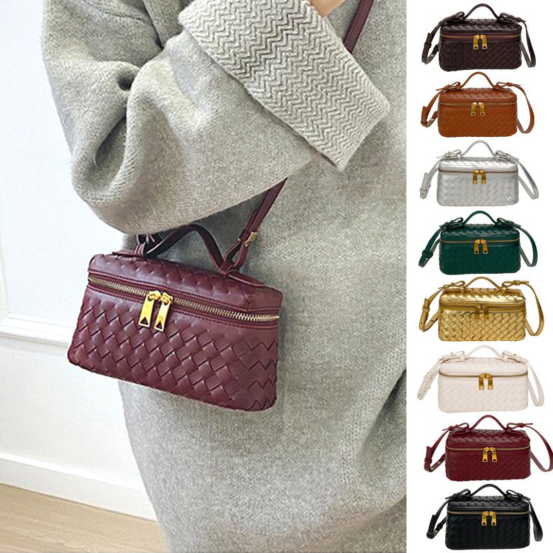 bags 수공 짜임 크로스보더 대외무역 패션 박스백 B집 봄여름 신상 숄더 숄더