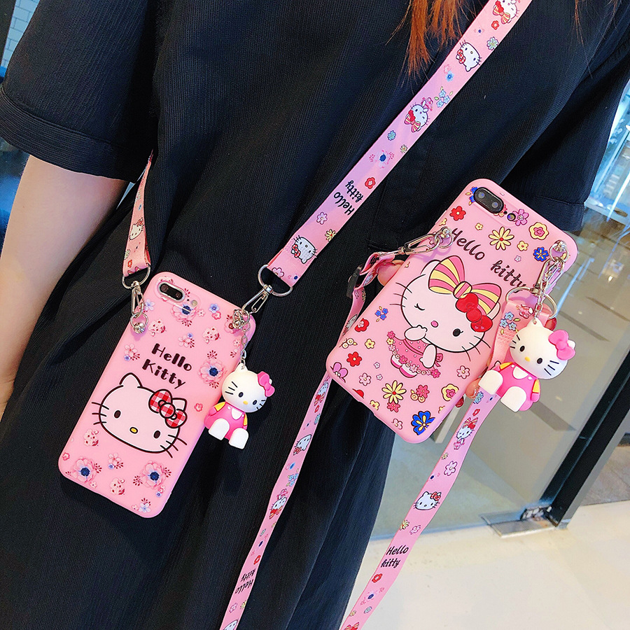 适用于三星A50/a12卡通kity猫咪note10/J2/J5/J6手机壳公仔A9软套