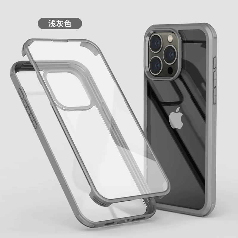 Apple, compatible double-sided phone case, glass protective case, iPhone 13, iphone