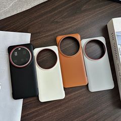 Xiaomi 15Ultra 携帯電話ケースに適した新しい 14Ultra ボーダーレス磁気レザーテクスチャ落下防止ハードシェル保護カバー