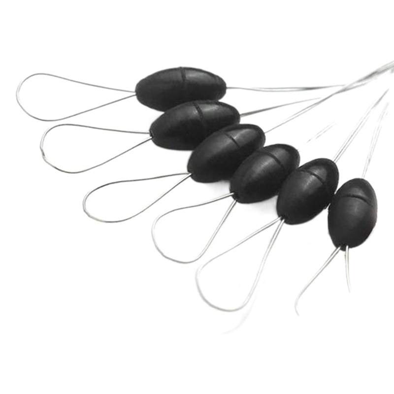 Outdoor fishing supplies space bean black olive cylindrical large, medium and small fishing gear line set small accessories wholesale