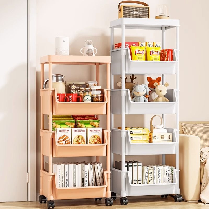 Small trolley storage rack household snack floor multi-layer..