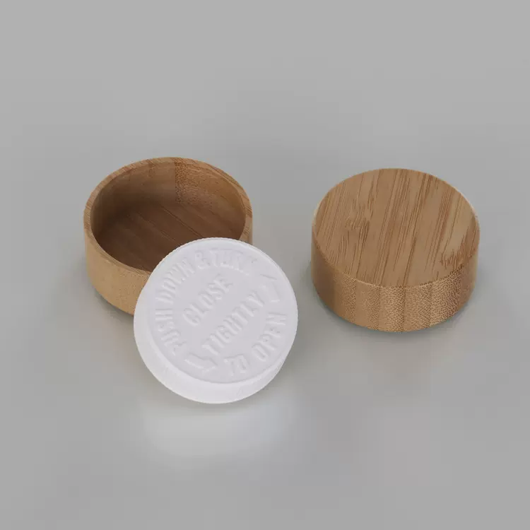 45mm儿童防护塑料盖 压旋盖双层盖竹盖安全盖CRC盖大麻塑料瓶盖