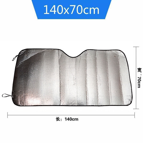 Sunshade for Wholesale Car Sun Protection and Heat Insulation, Universal Car Sunshade, Front Windshield Silver Glass Sunscreen