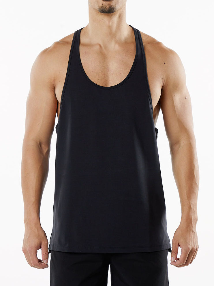Wholesale Men's Basic Solid Color Sleeveless Men's T-shirt display picture 10