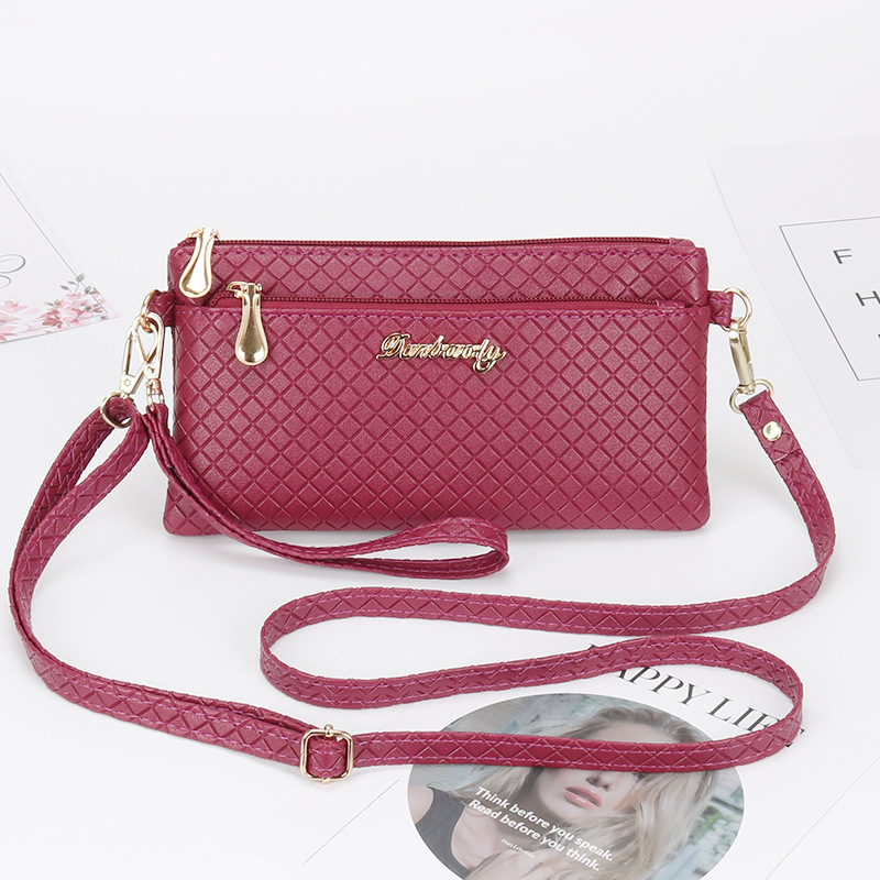 Korean Style Shoulder Bag 2026 New Model Women's Bag Fashionable Crossbody Bag Simple Versatile Mobile Phone Bag Women's Mom Wallet