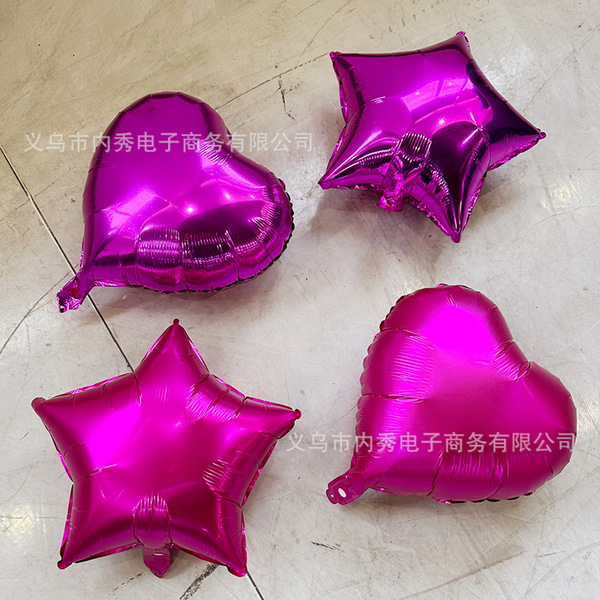 18-inch love aluminum film balloon monochrome wedding Valentine's…