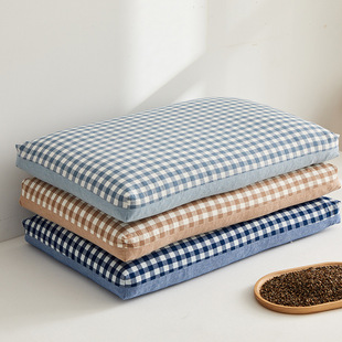 Washed Cotton Buckwheat Pillow Cervical Spine Pillow Core Student Dormitory Single Pillow Children's Whole Buckwheat Pillow Core Wholesale