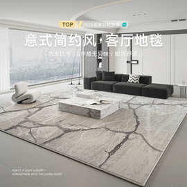 意式极简地毯客厅高级感2025新款耐脏易打理轻奢天津地毯卧室秋冬