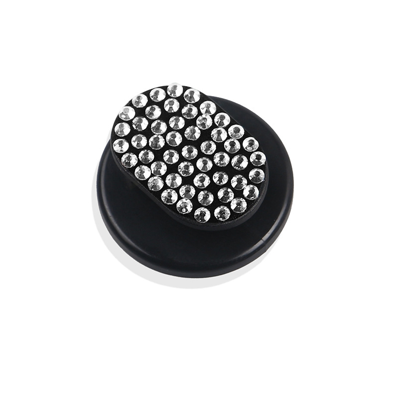 Gancho interior del coche pasta de primera fila creativa práctica Diamante incrustado lindo coche multifuncional asiento trasero pequeño gancho