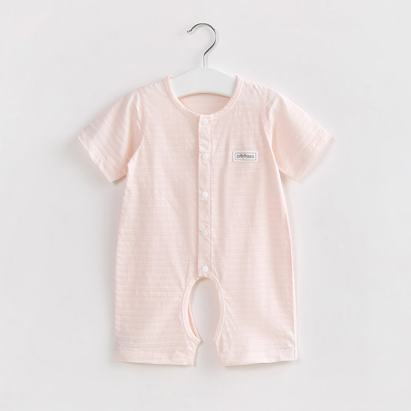 Bebé mono verano fino recién nacido Ropa abierta entrepierna niño mameluco manga corta niños y niñas Bebé Ropa de verano image 15
