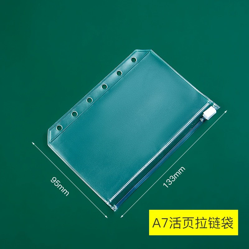 Laptop, book for business cards, storage bag PVC with zipper, 5A, 6b, tear-off sheet