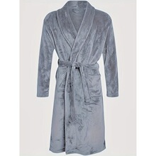S 78021 Flannel Fleece Bathrobe ������˯�� ŷ���羳����ѷ��