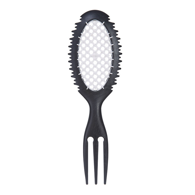 Hot sale cabello WANMEI hueco pein de modelado multifuncional extrusor de pasta de cola afilada pein flojo rebote rizado