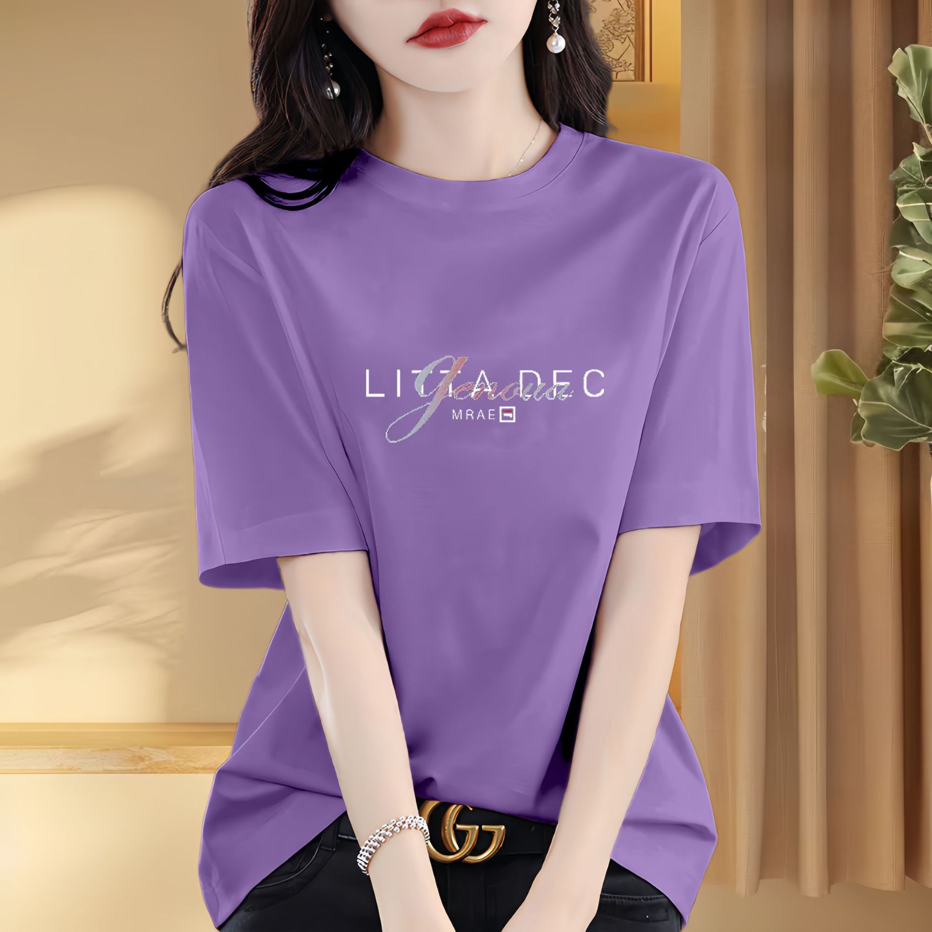 LITTA DEG 퍼플[면 100%]