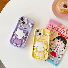 卡通捏捏可愛貓適用蘋果13pro手機殼iPhone15promax防摔14女12軟