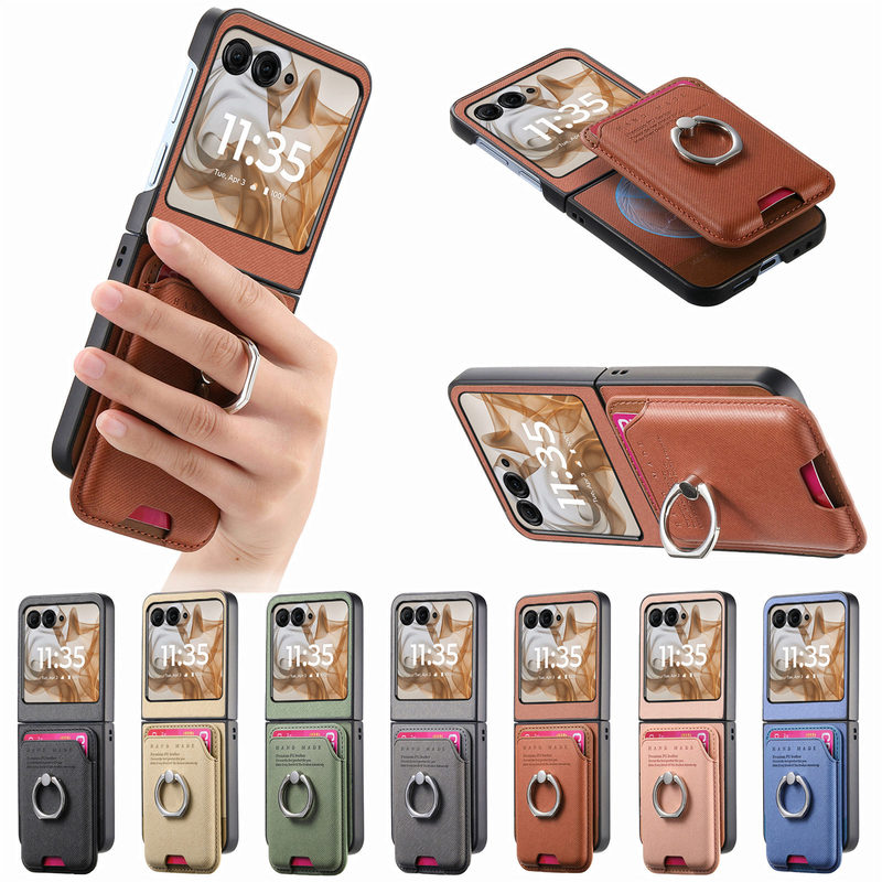 Suitable for Moto Razr70 Mobile Phone Case, Magnetic Card Holder, Razr60 Card Holder, Samsung Zflip8 Protective Case Suitable for Moto Razr70 Mobile Phone Case, Magnetic Card Holder, Razr60 Card Holder, Samsung Zflip8 Protective Case