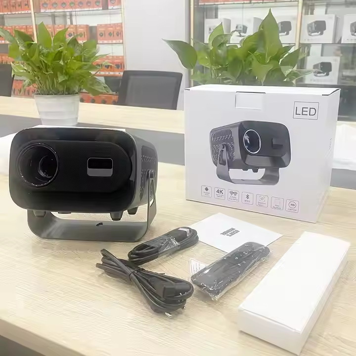 A10plus transfronterizo proyector portátil proyector doméstico HD 4K inalámbrico proyector Android inteligente