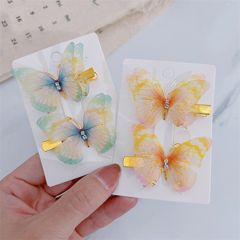 40g Weight Hair Clip Hair Accessories Type Women's Sweet Butterfly Metal Hair Clip