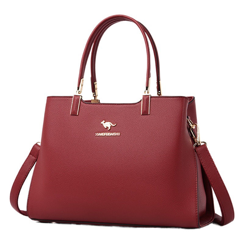 2021 new ladies handbag simple fashion middle-aged mother shoulder diagonal bag mother-in-law arm bag big bag