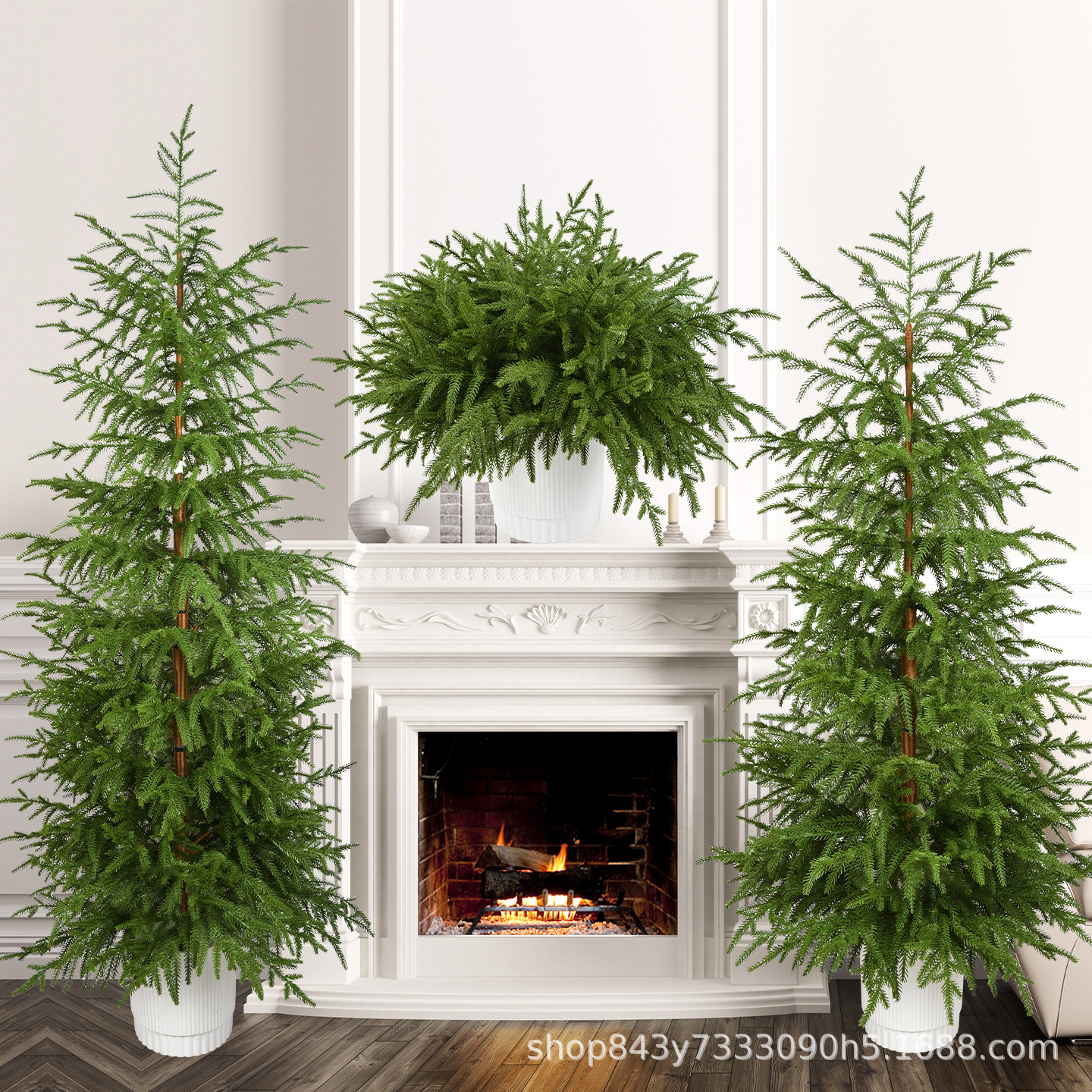 Navidad 2025 nuevo árbol de Navidad PE puro de alta calidad decoración decorativa se puede utilizar para el diseño de la escena bonsai para el hogar