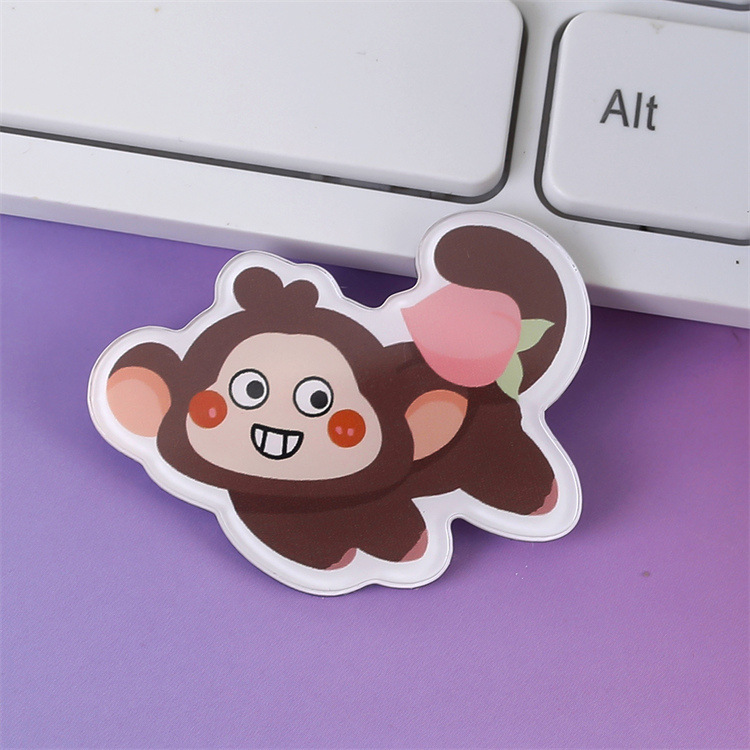 新しい外国貿易バッジ森林動物パーティーかわいいアクリルブローチ漫画パッチヘアクリップ冷蔵庫貼り部品|undefined