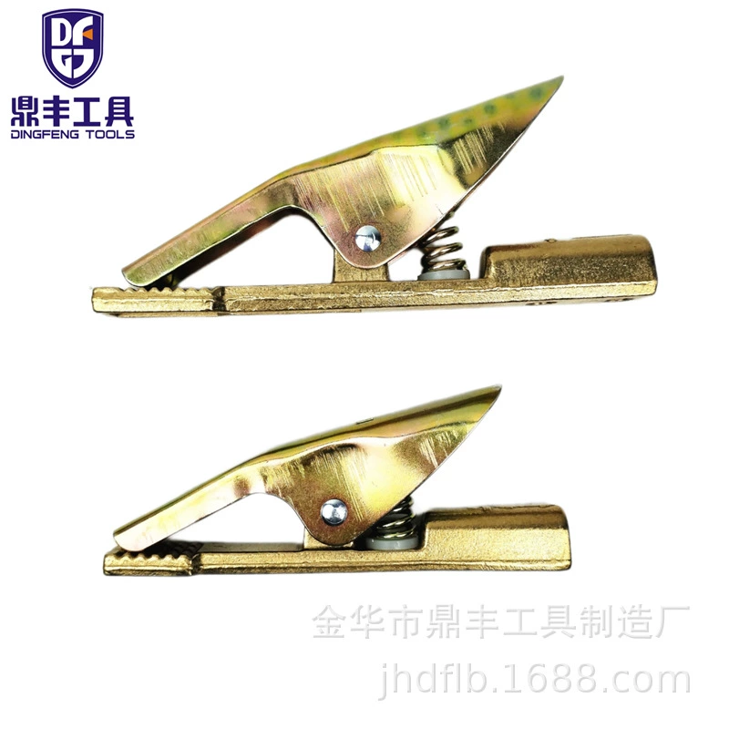 Медный Заземляющий зажим 300А 500А, сварочный аппарат аксессуары провода заземления Зажим латунный сварочный зажим