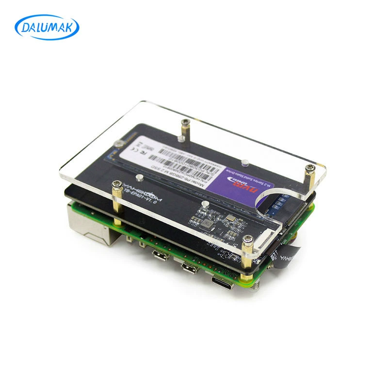Плата-адаптер Raspberry Pi 5 PCIe → M.2 2280 для расширения, поддержка модуля ускорения ИИ Hailo-8