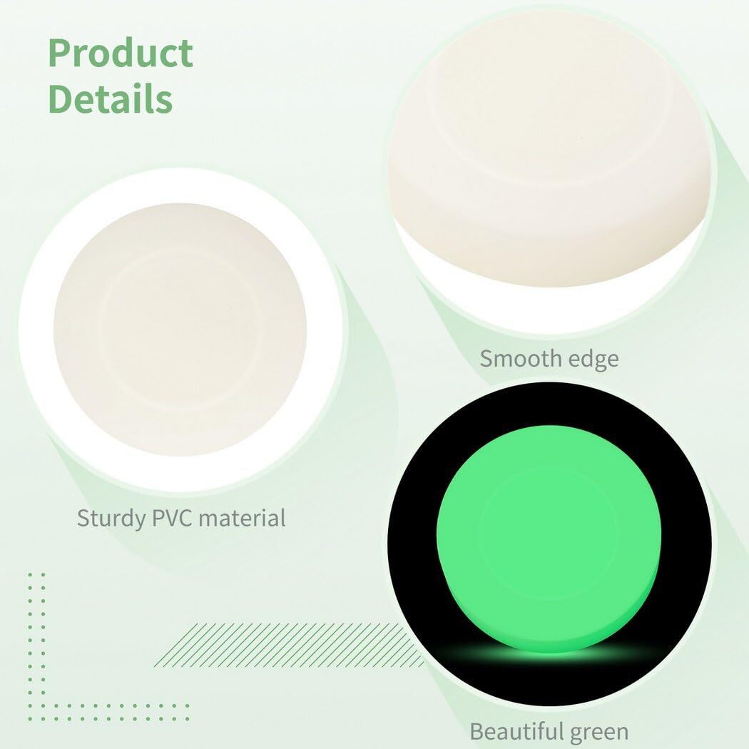 Palla da allenamento in PVC per hockey su ghiaccio luminosa da hockey su ghiaccio notturna_voghion.com