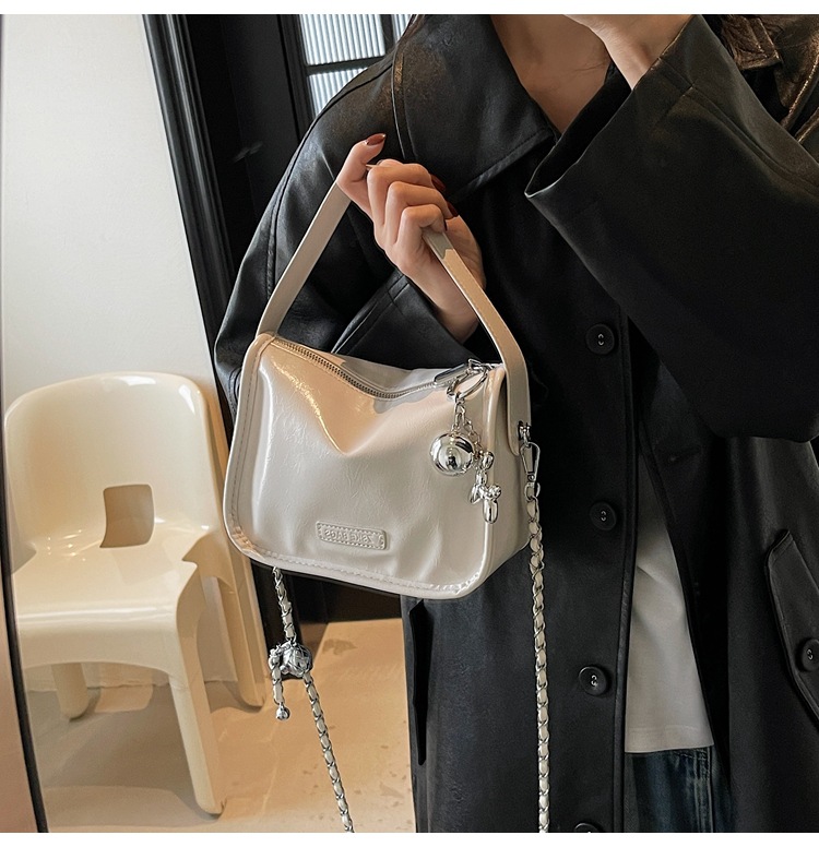 Fashionable single-shoulder bag, casual women's bag 2025 Summer new Korean style, ins style, versatile, hand-held crossbody small square bag undefined