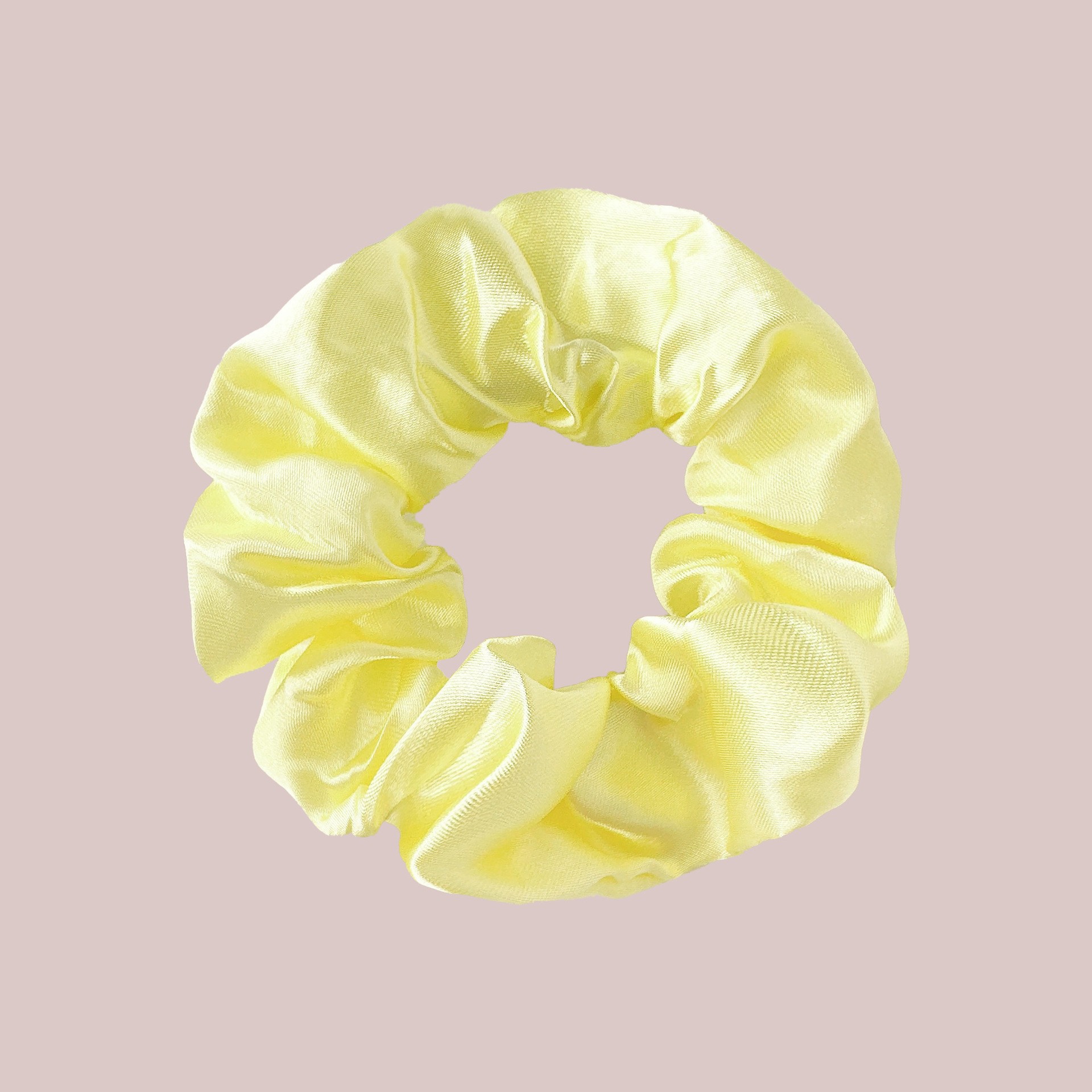 Coletero Scrunchie de Satén de Alta Elasticidad