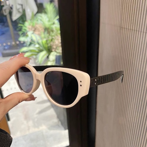 2024 New Cat Eye Sunglasses Trendy Sunglasses Korean Style Glasses Live Broadcast No Makeup Sunglasses Wholesale Dropshipping