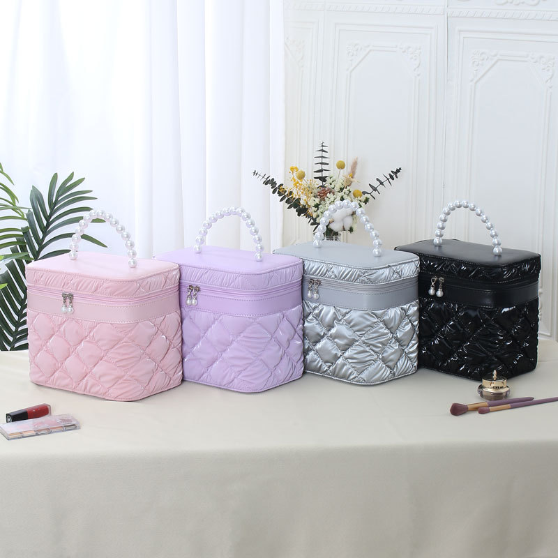 Nuevo estuche de maquillaje de burbujas, estuche de mano de alta calidad, estuche impermeable, bolsa de cosméticos portátil de gran capacidad al por mayor