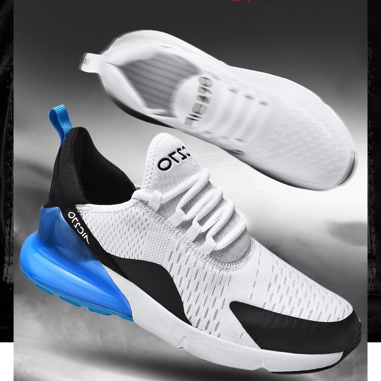 Cross-Border New Large Size Full-Length Air-Cushion Shoes Shock-Absorbing Running Shoes Couples Soft-Soled Running Sports Casual Shoes for Men and Women