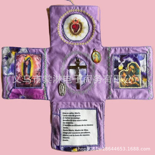 Cross-Border Amazon New Handcrafted Pocket Devotional Handmade Mini Embroidered Prayer Bag