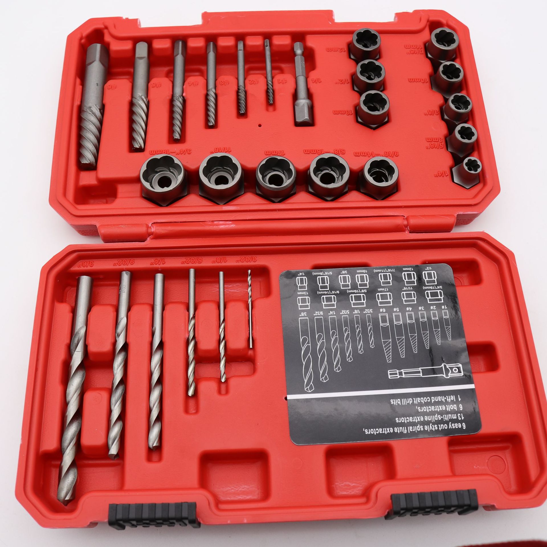 너트 26개 세트 레드 박스