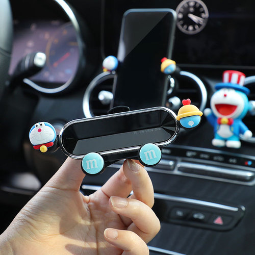 Stylish High-end Women's Cute Phone Car Mount  New Creative Car Air Vent Navigation Gravity Support