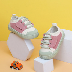 寶寶棉鞋嬰兒學步鞋子秋冬季男小童鞋拼色休閒鞋女童棉鞋加絨板鞋