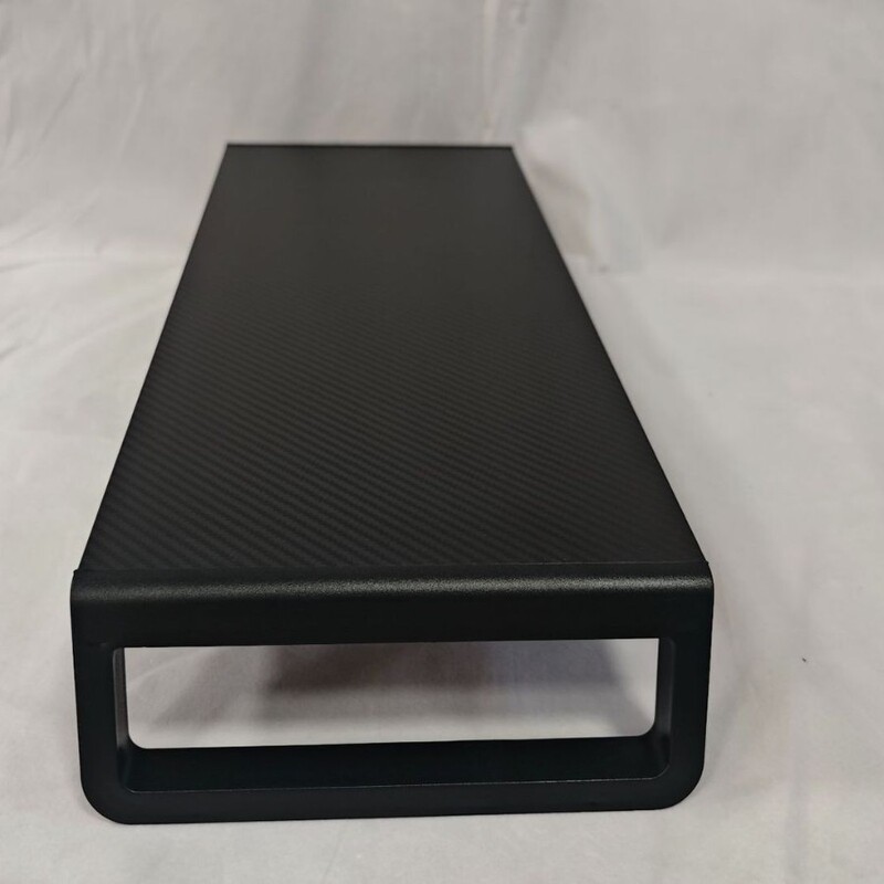 シンプルで厚みのあるコンピューターモニター高さ調整スタンド、USBインターフェース付き、オフィス用コンピューターモニター昇降デスク|undefined