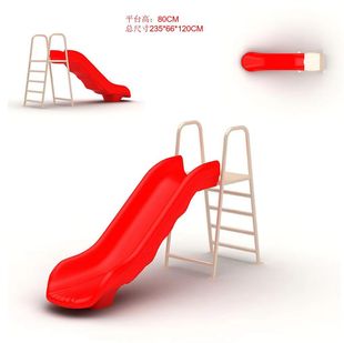Cross-border slide children's single and double S spiral turn splicing transparent barrel kindergarten plastic slide accessories amusement