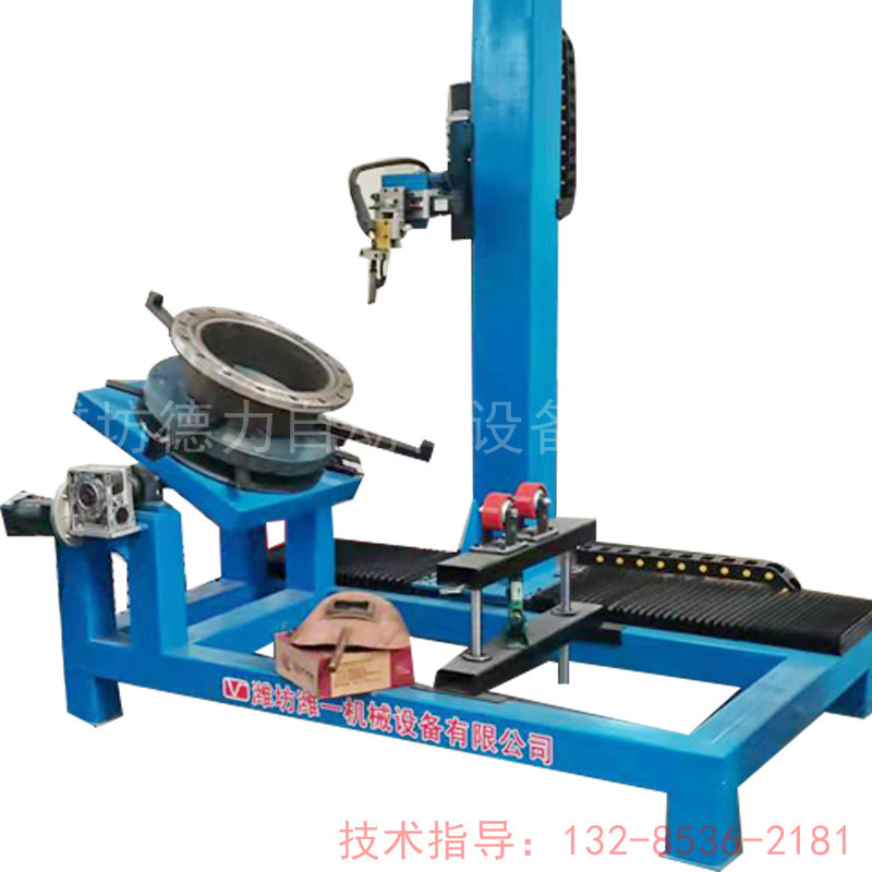 厂家转枪多枪自动焊自动环缝焊数控卧式环缝自动焊接机德力