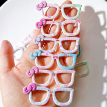塑料配件批发diy手工材料鞋花奶油胶手机壳文具贴头饰蝴蝶结眼镜
