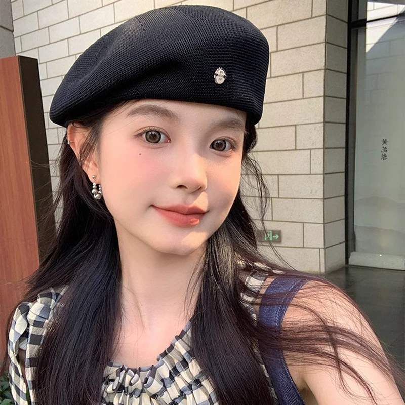Design summer breathable thin beret