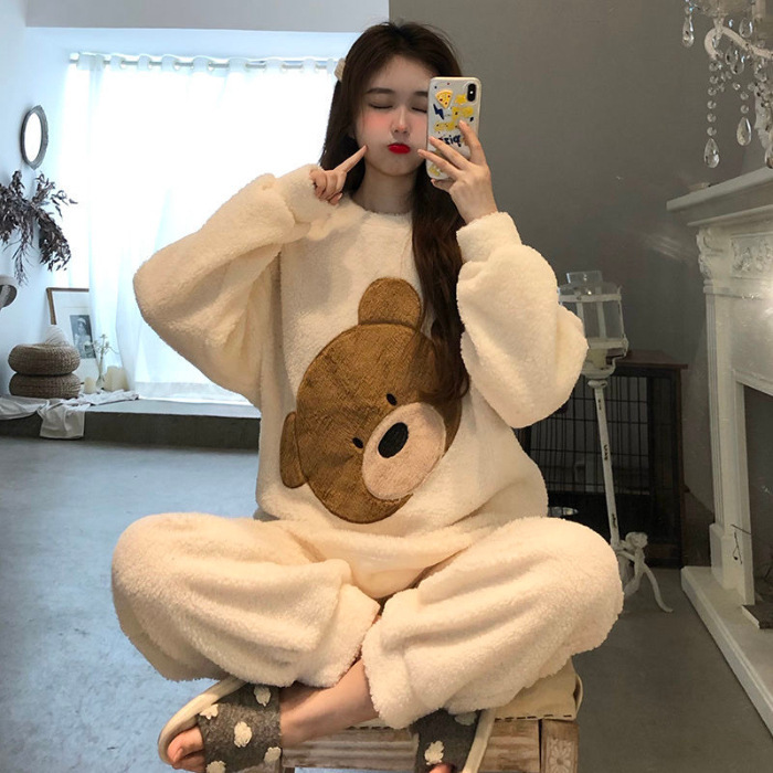12 비뚤어진 곰-화이트-벨벳/LC/Y