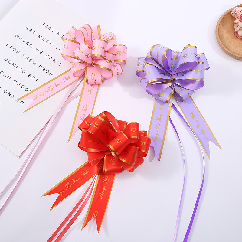 Nuevo embalaje de regalo de Navidad transfronterizo 30 letra mediana Blanco macaron multi-estilo Flor de extracción de mano Flor de nueve secciones multi-color