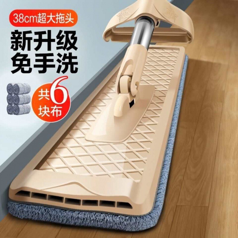 Mop for Large Areas, Hands-Free Washing, Suitable for Restaurants, Home, Office, Labor-Saving Mop, Commercial Use for Hotels, Floor Cleaning, Hotel Mop, China