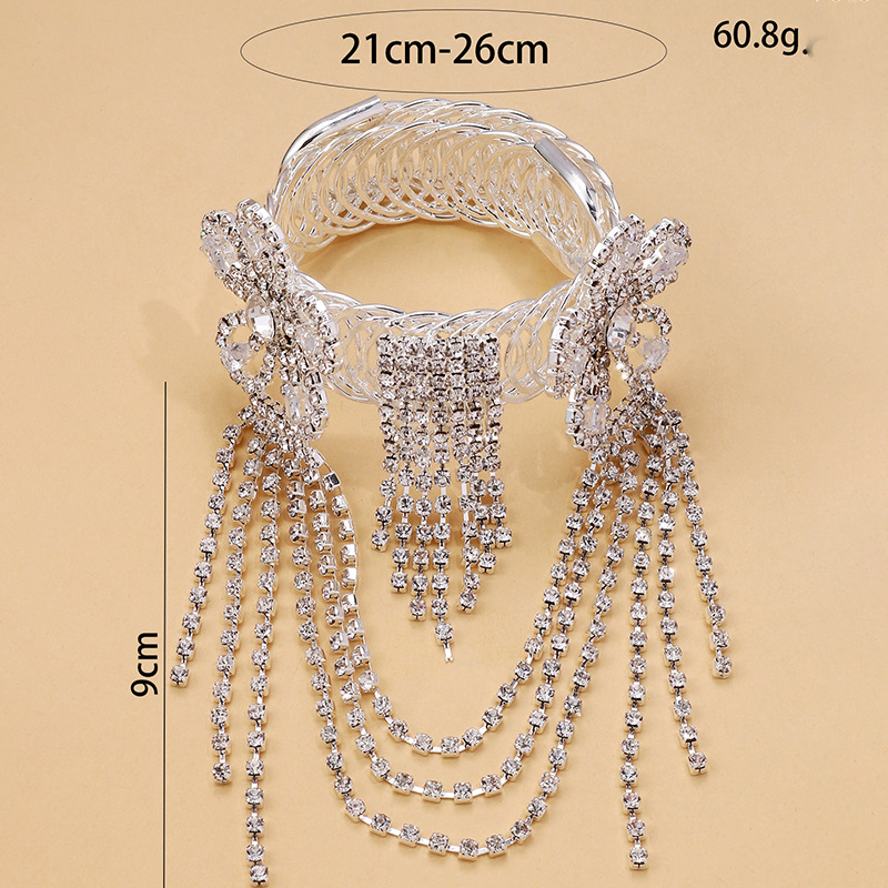 Brazalete de mariposa europea y americana de alta calidad industria pesada brilla de diamante brazalete accesorios de fiesta brazalete