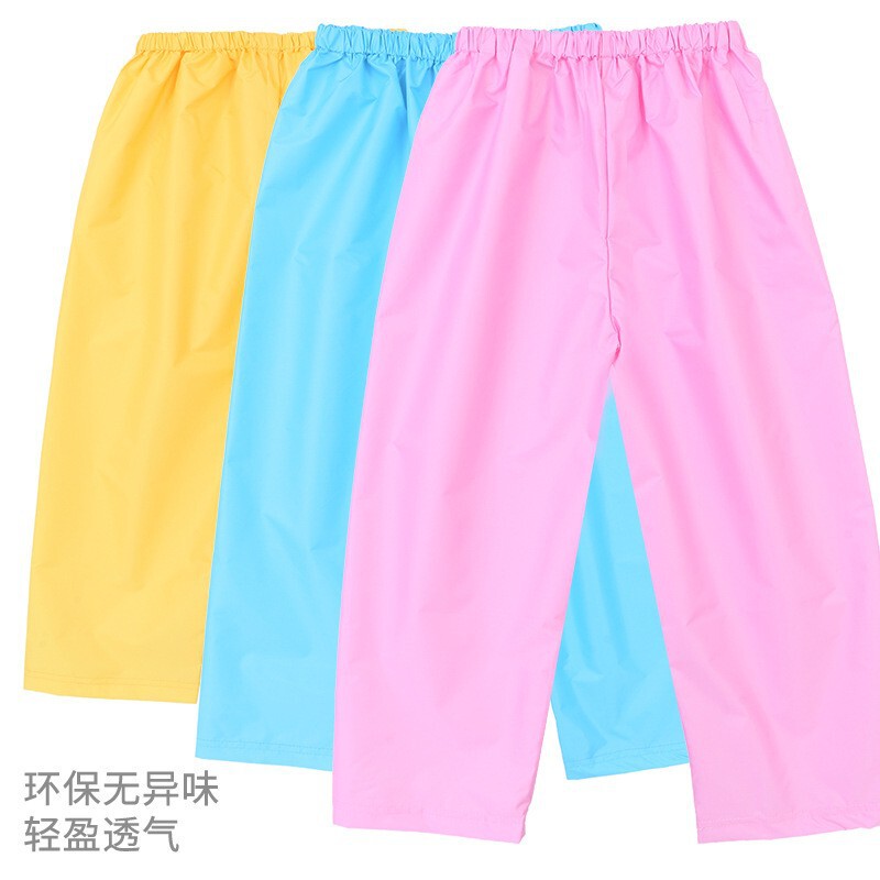 Men's and Women's Rain Pants Student's Waterproof Pants Men's and Girls's Rain Pants Baby's Waterproof Pants Student's Comfortable Cloth Rain